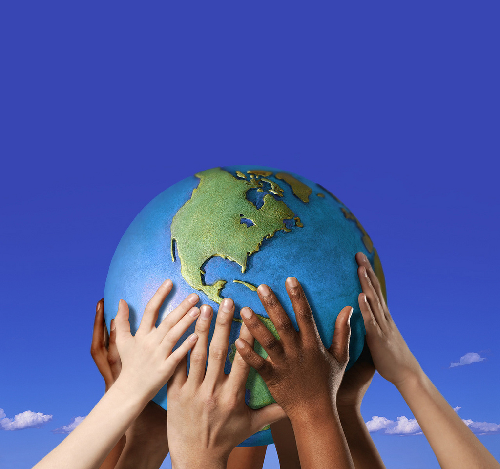 Sweetie187 Flickr Hands on globe